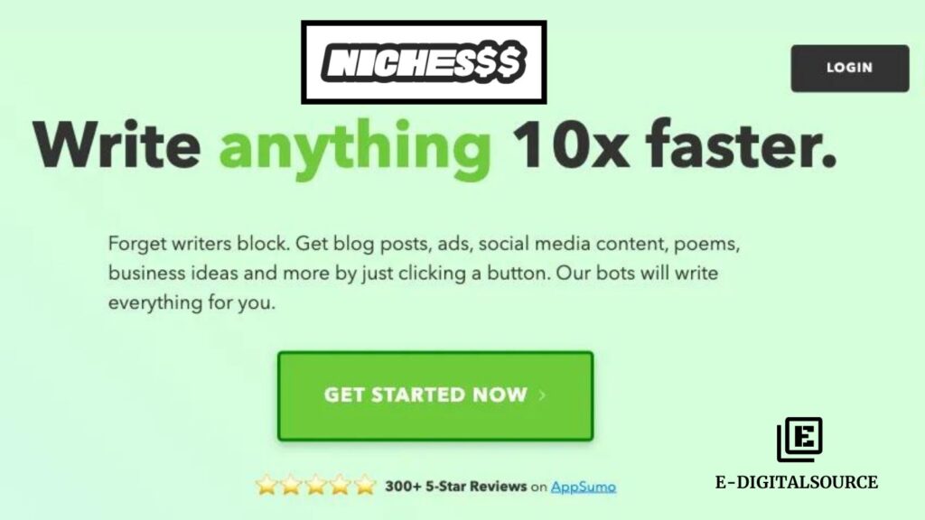 Nichesss AI Copywriter Review - Nichesss Appsumo Lifetime Deal Only $59